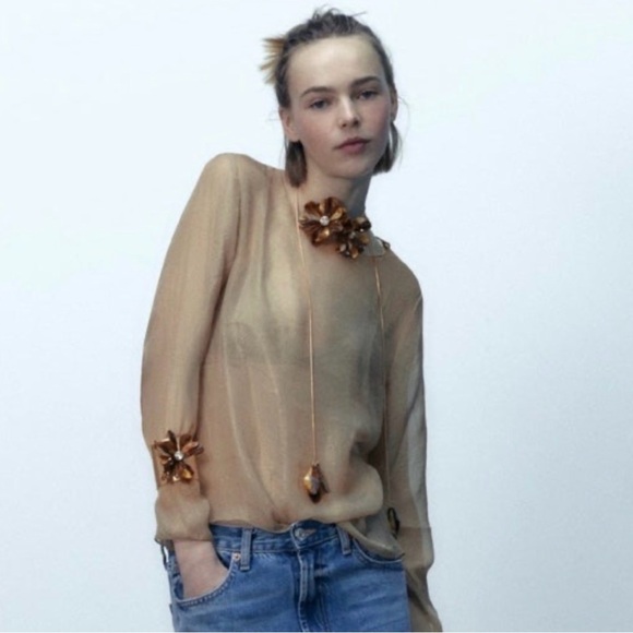 Zara tortoise choker necklace - Picture 2 of 4